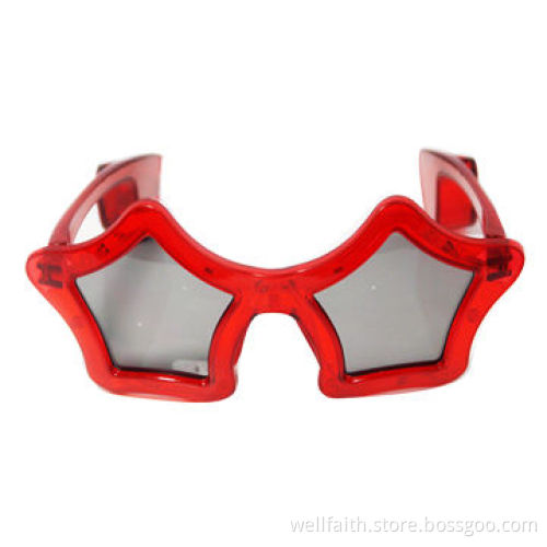 Party favor LED blinking star shape sunglassesNew